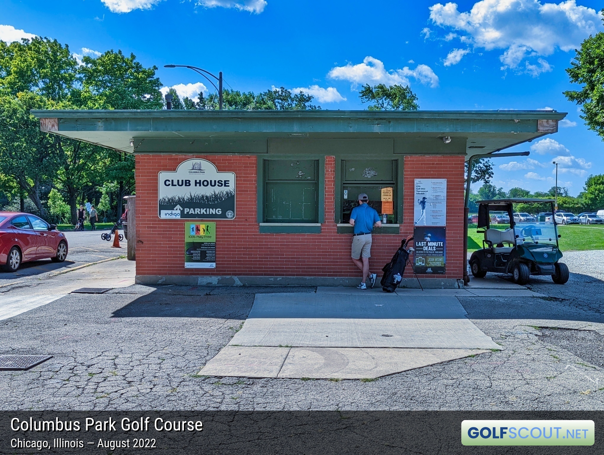 6 photos of the Columbus Park Golf Course Clubhouse, Pro Shop, and more