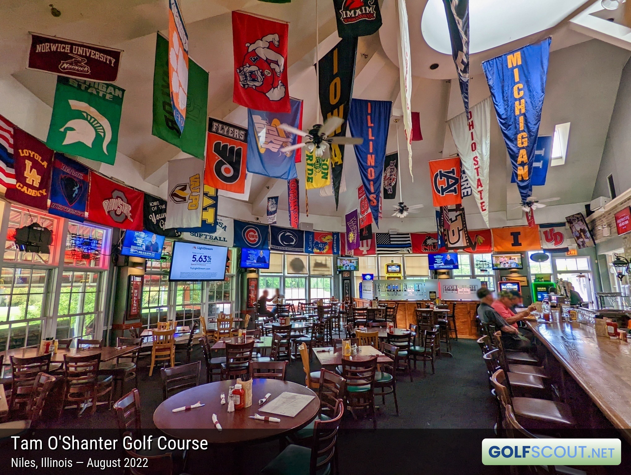 14 photos of the Tam O'Shanter Golf Course Clubhouse, Pro Shop, and